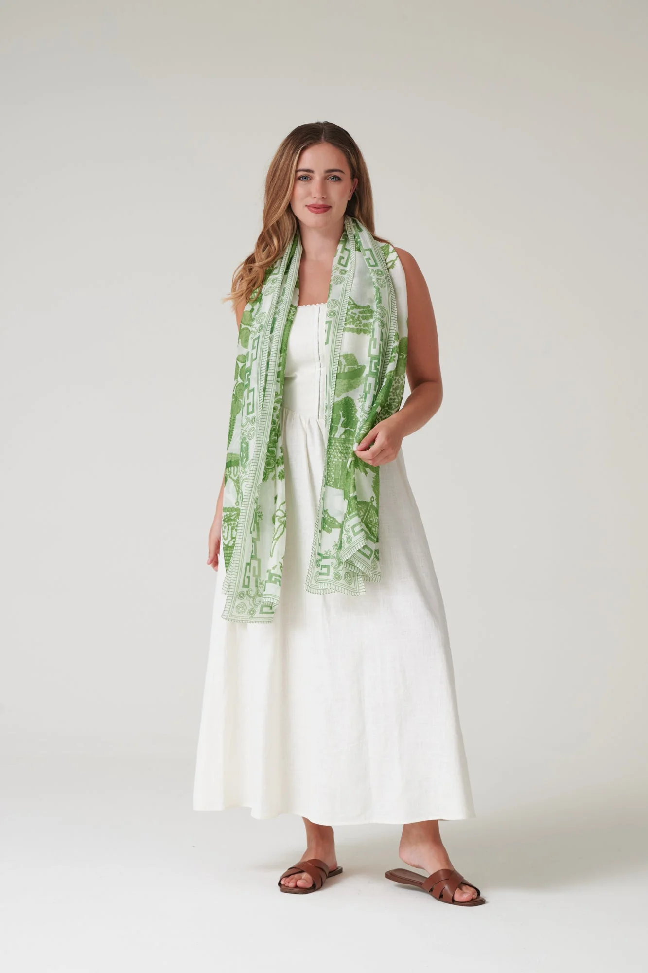 Giant Willow Green Scarf - Image 2