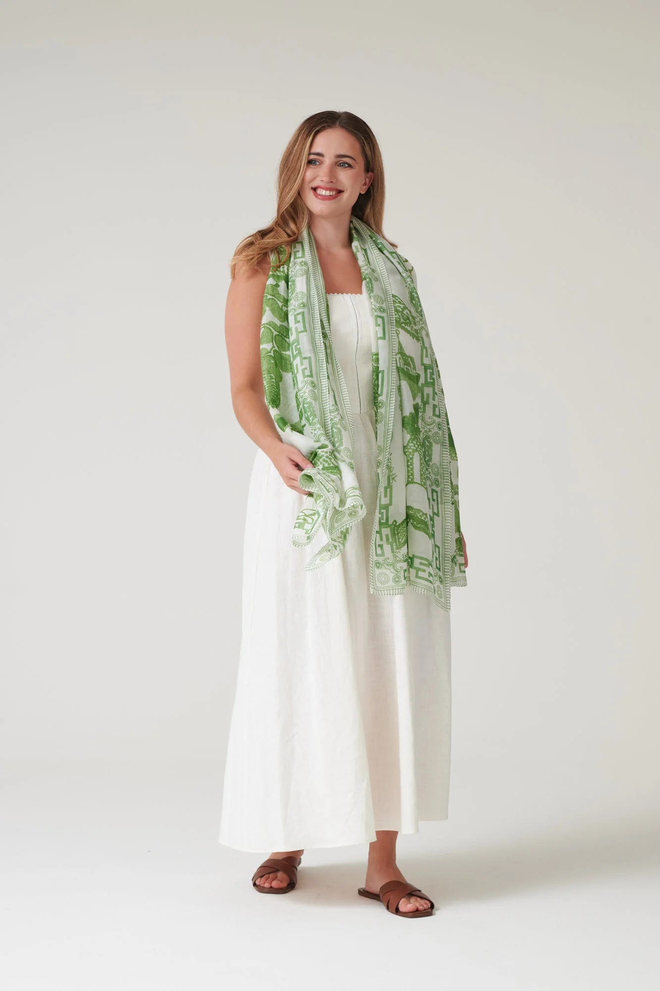 Giant Willow Green Scarf - Image 4
