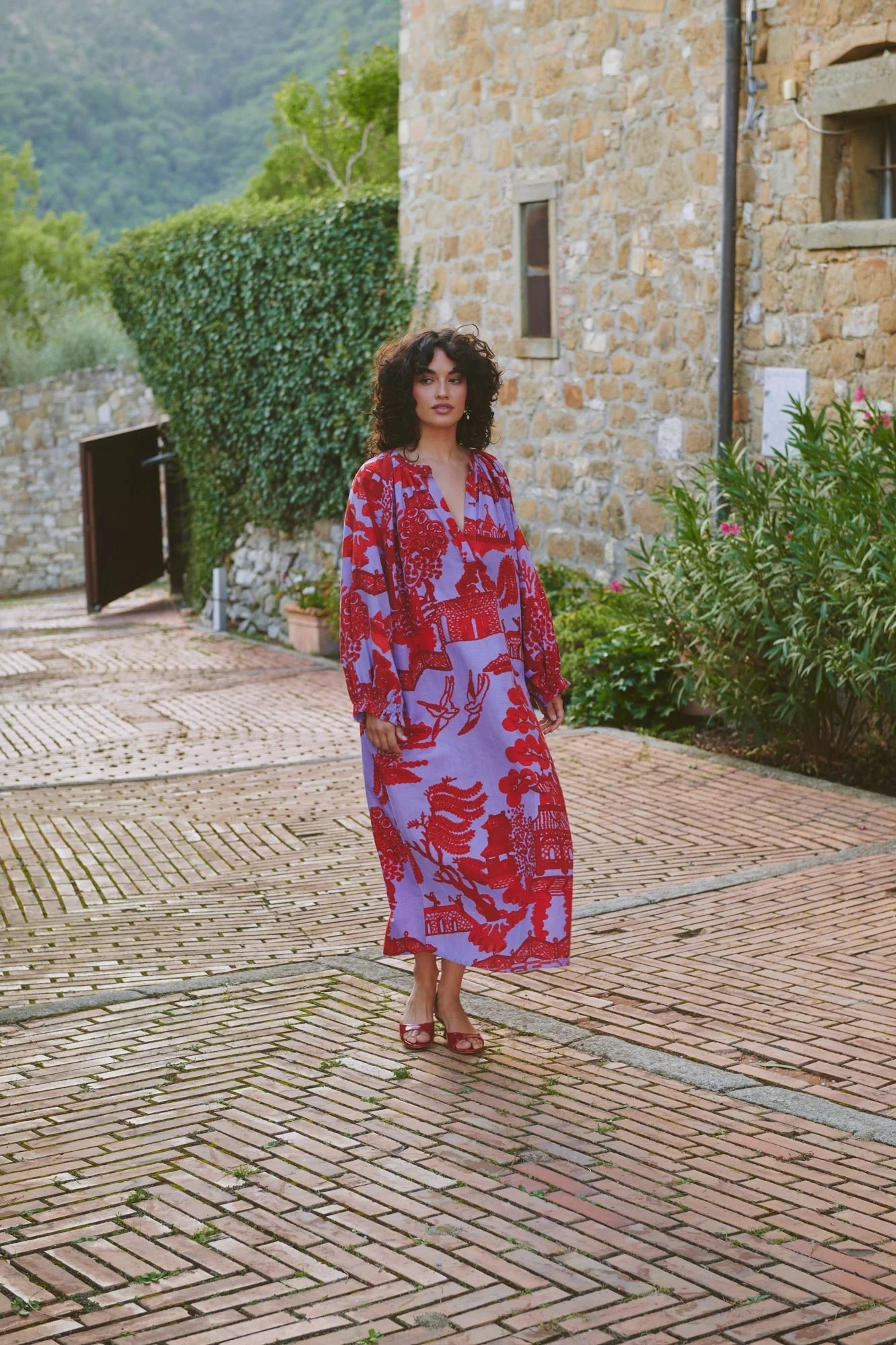 Giant Willow Violet Raglan Dress - Image 3