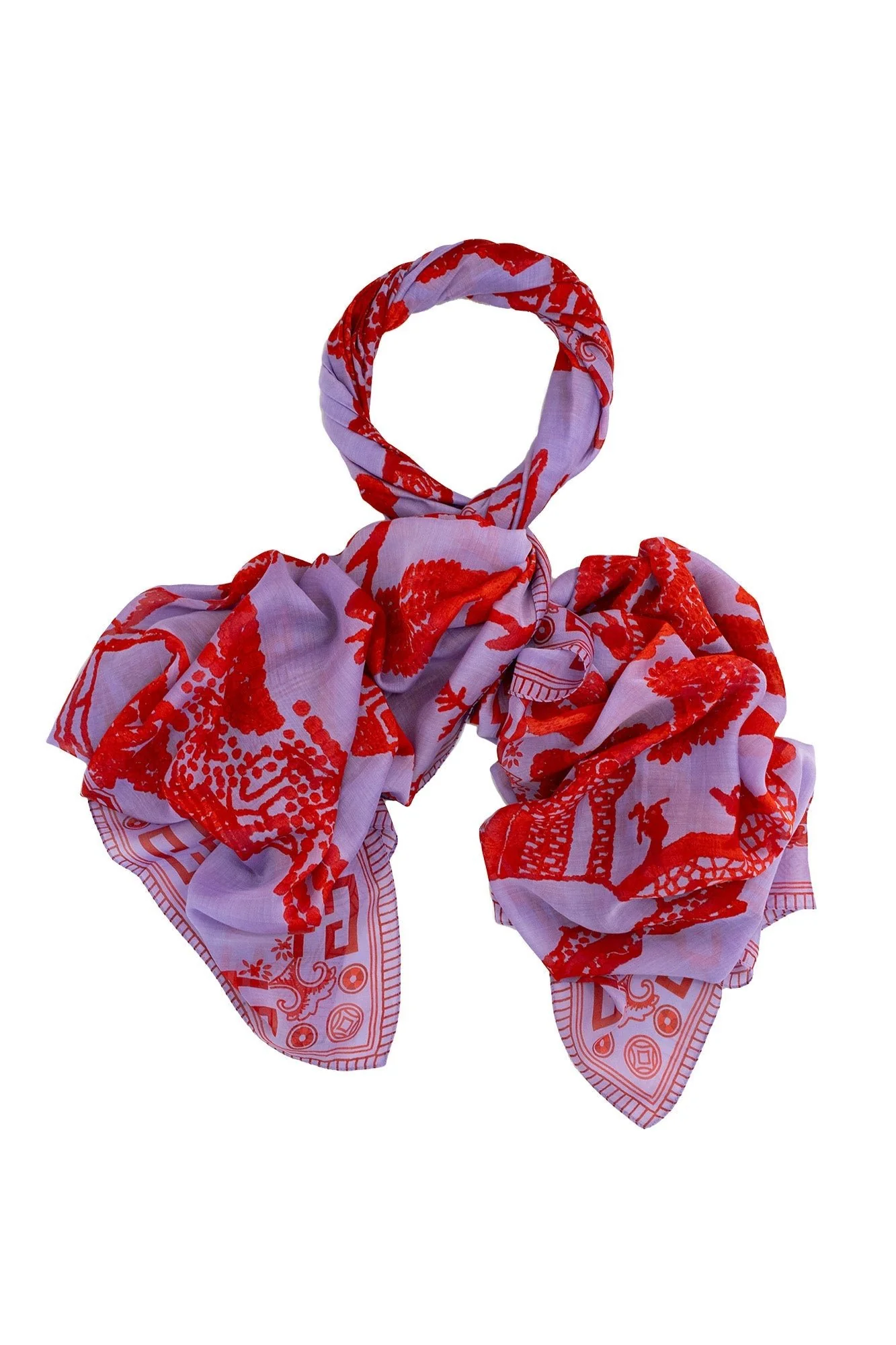 Giant Willow Violet Scarf - Image 6