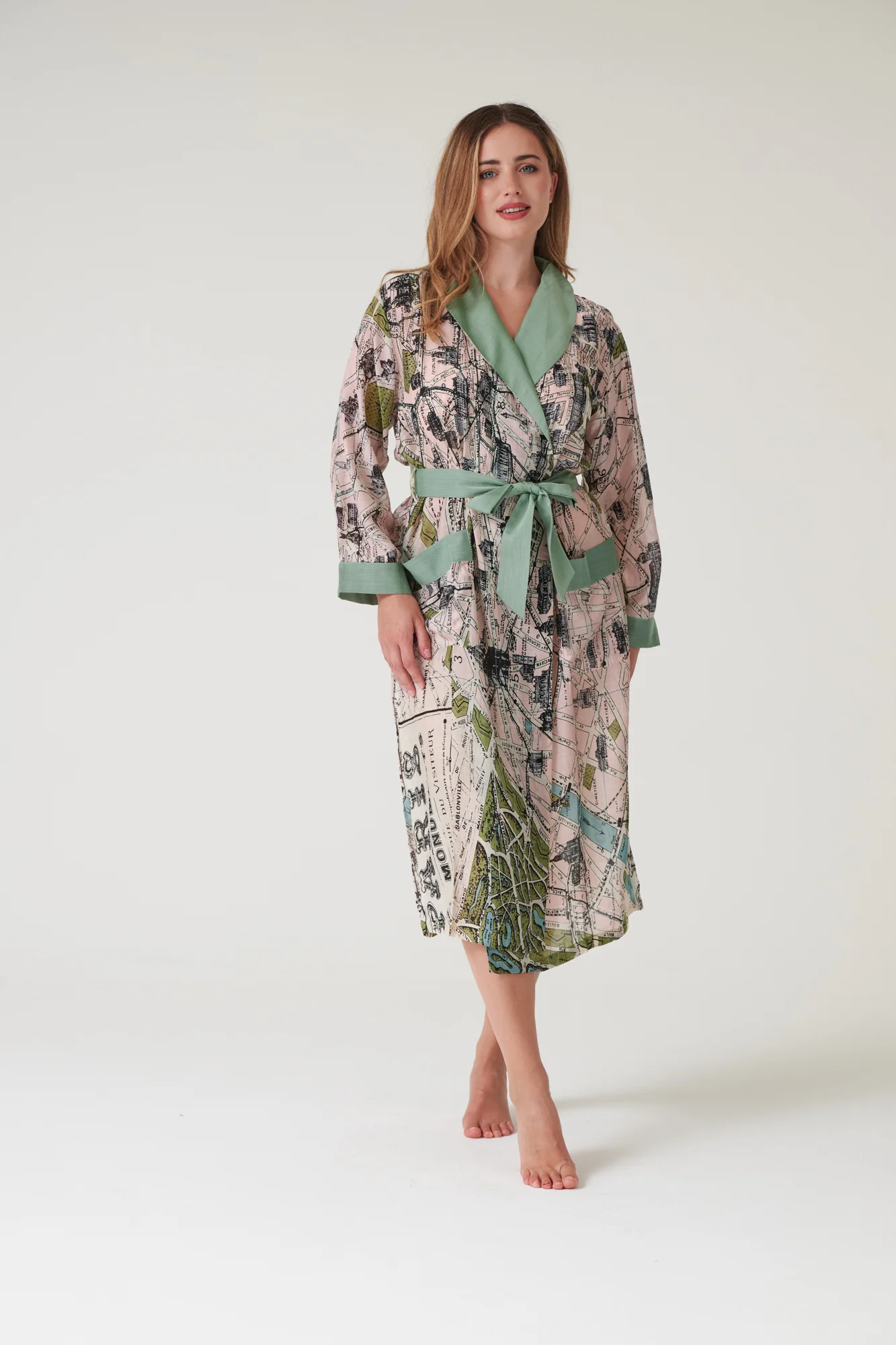 Paris Map Gown