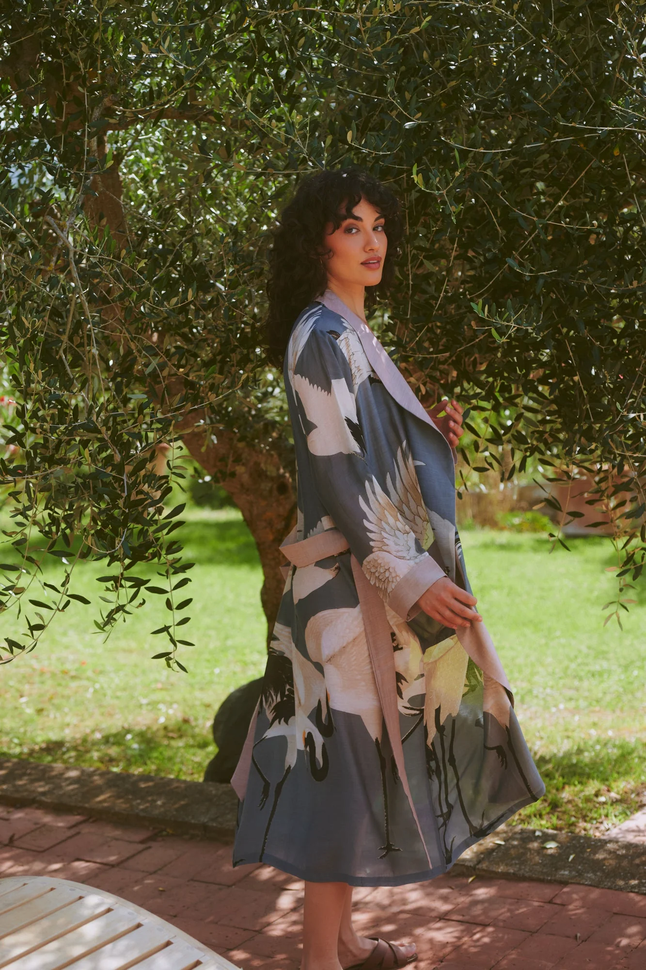 Stork Slate Gown - Image 2