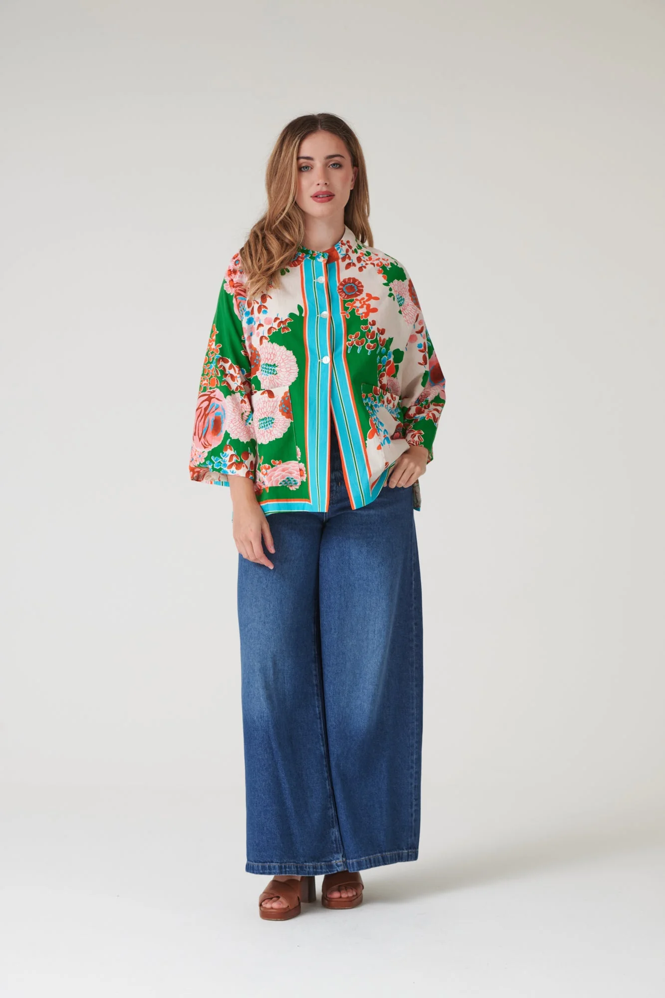 Kitsch Bouquet Green Summer Jacket - Image 5