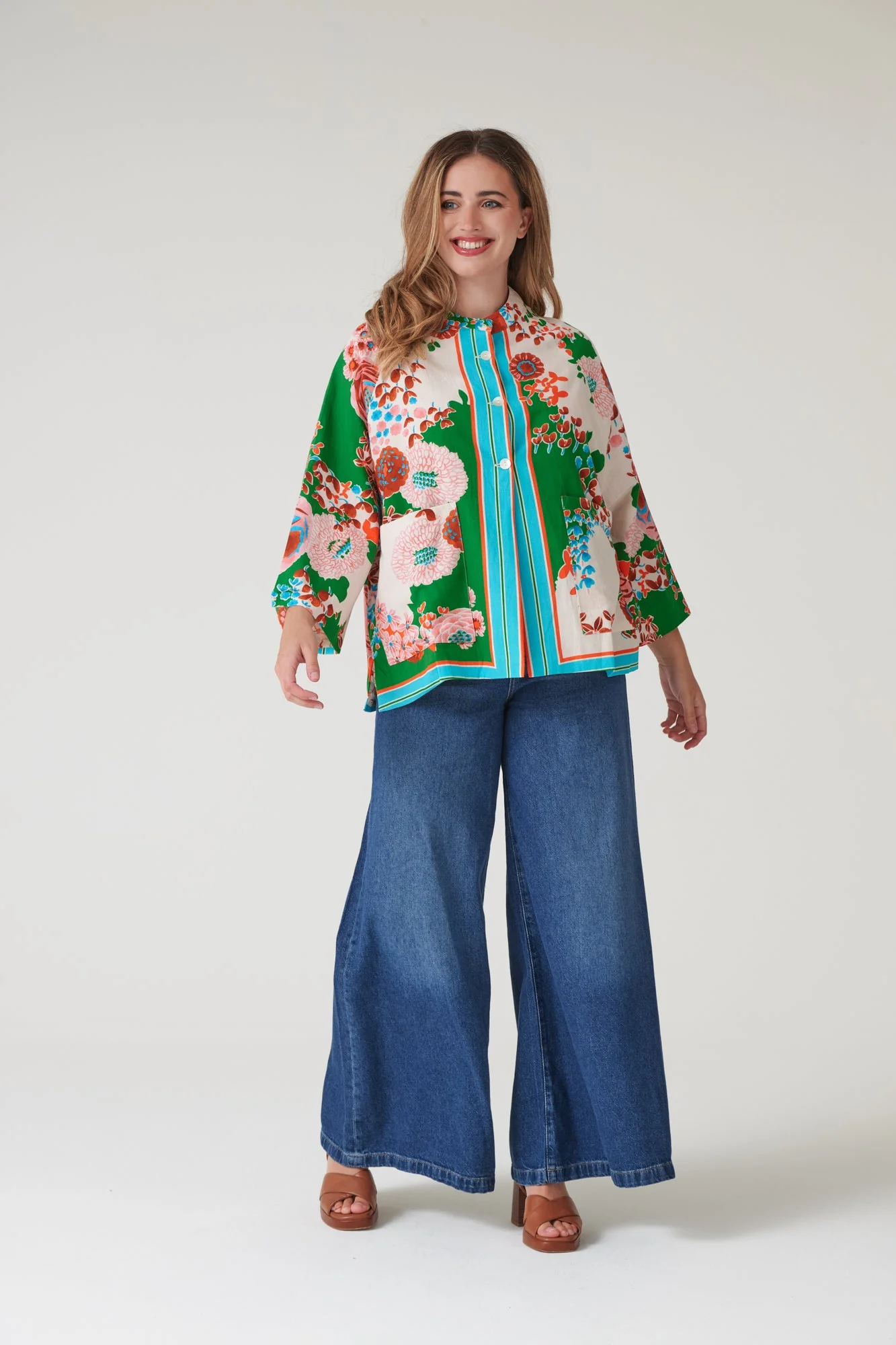 Kitsch Bouquet Green Summer Jacket - Image 6