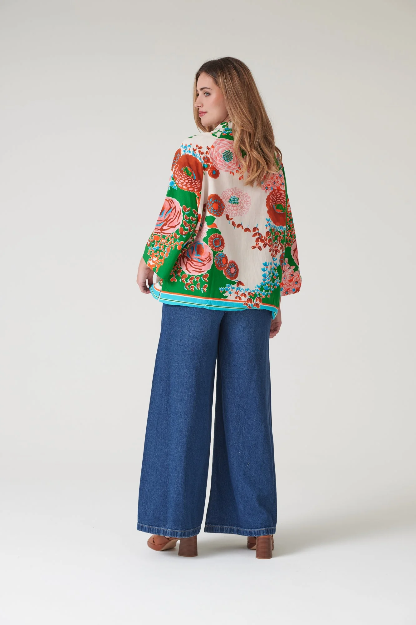 Kitsch Bouquet Green Summer Jacket - Image 8