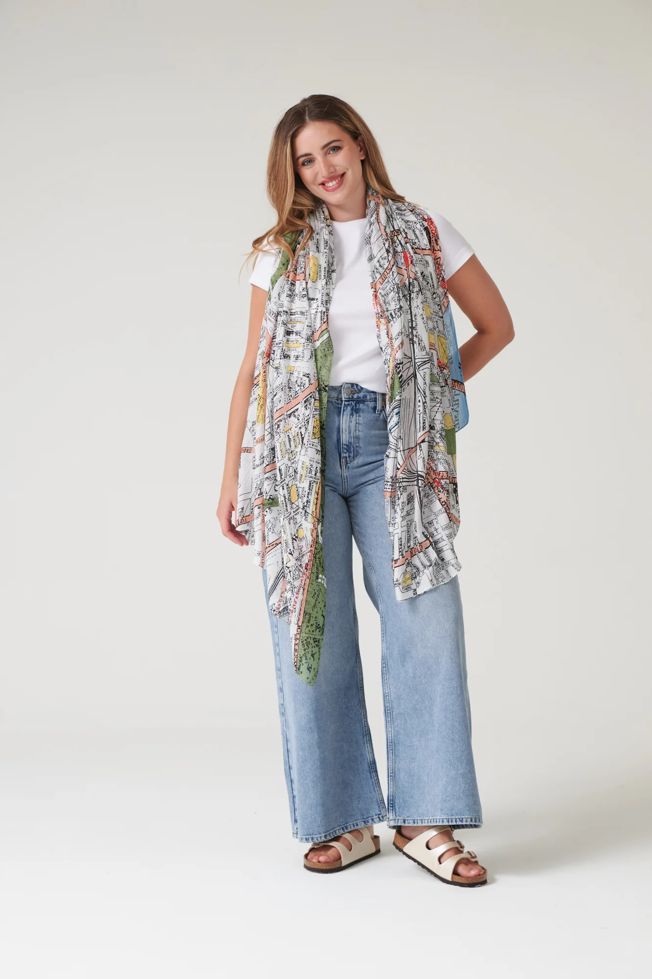 London Map Scarf