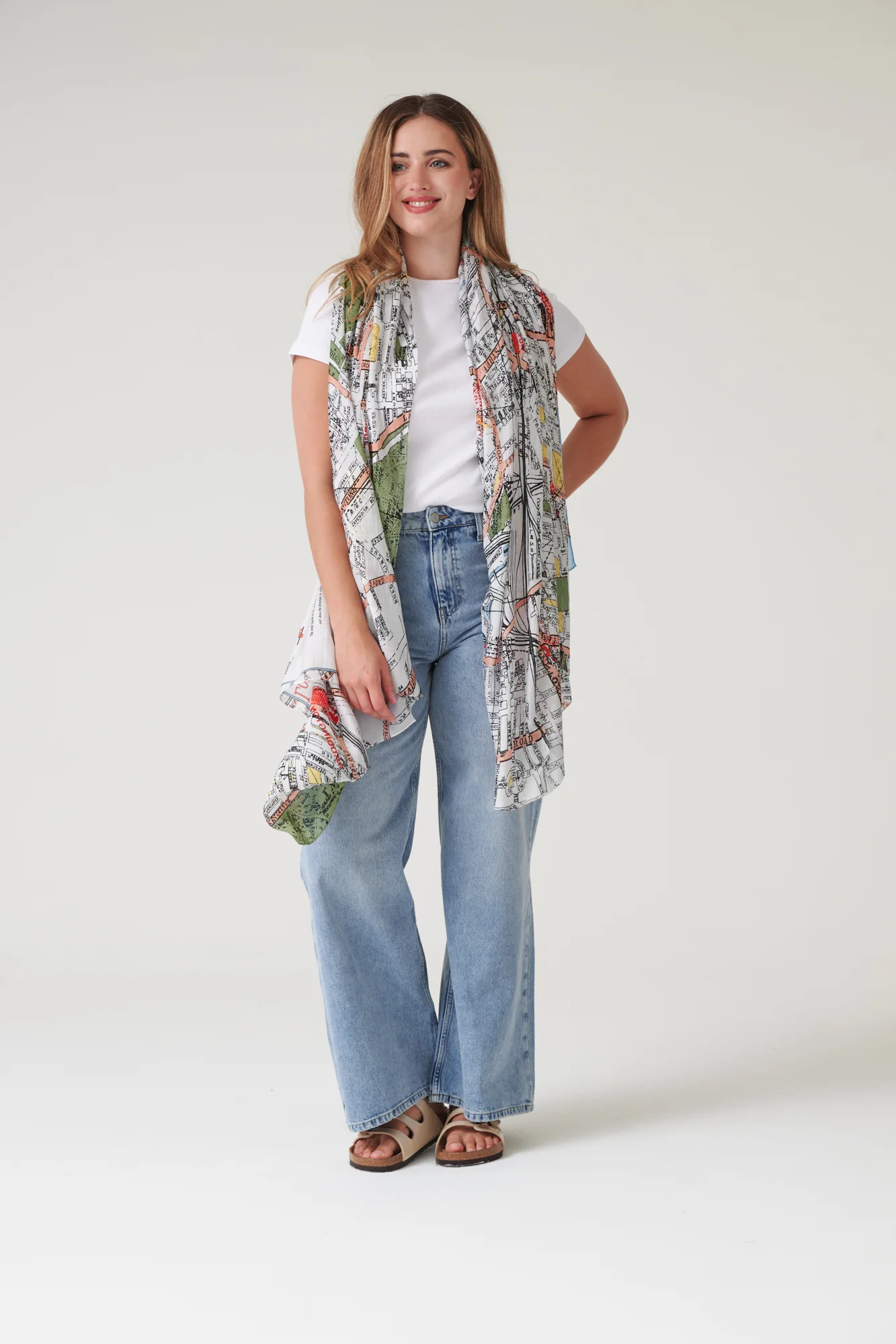 London Map Scarf - Image 2