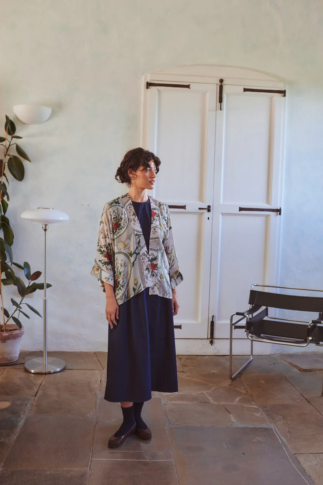 Magnolia Plates Putty Kimono - Image 7