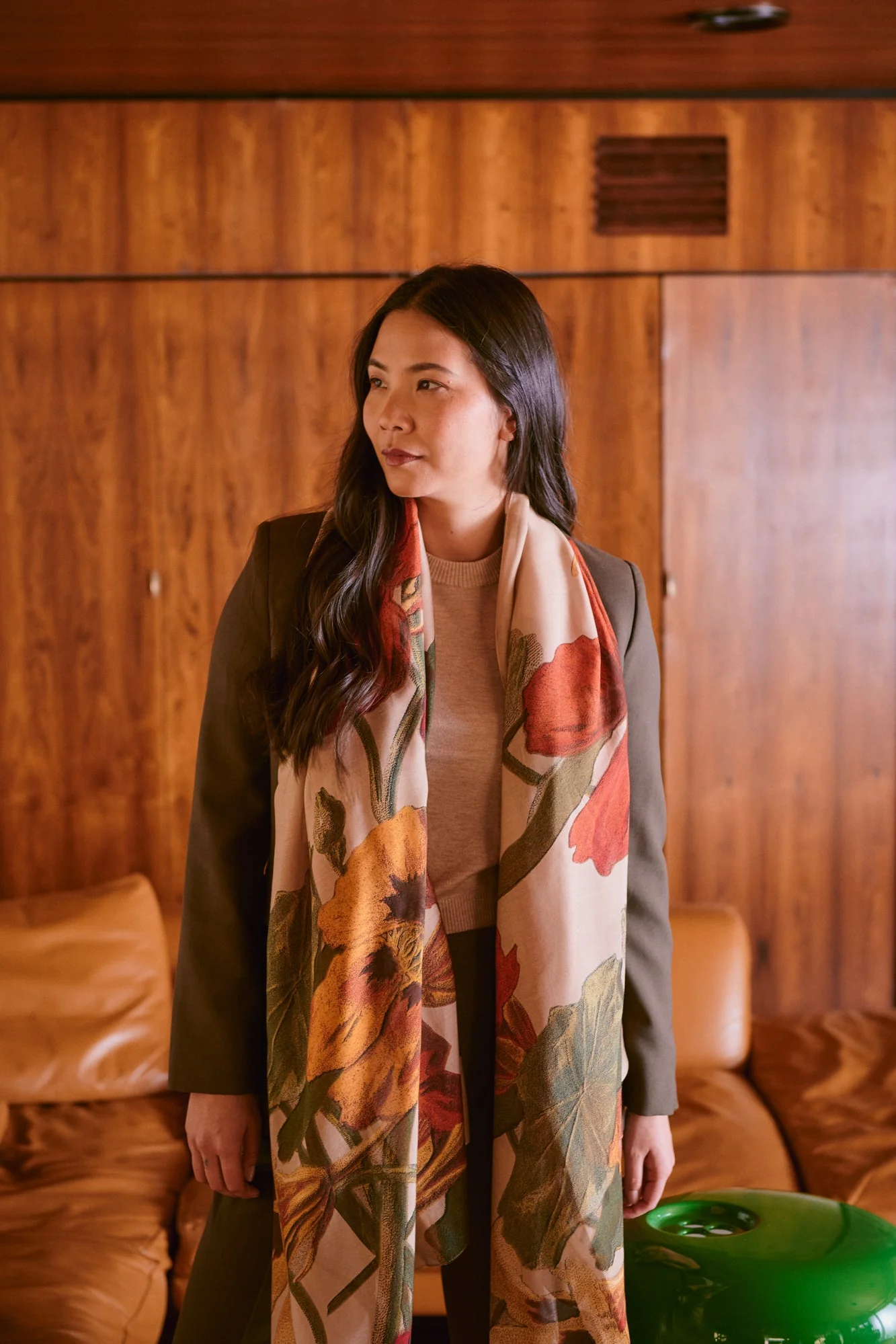 Nasturtium Fawn Scarf - Image 3