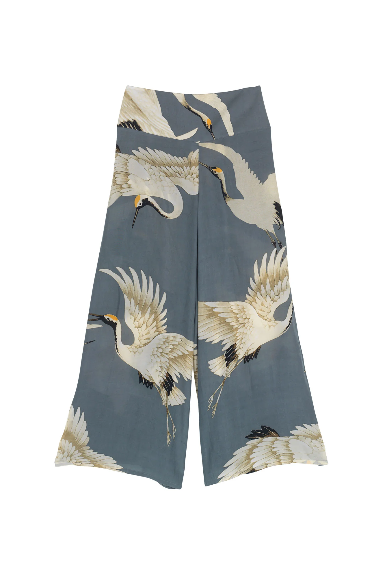 Stork Slate Crepe Palazzo Pant - Image 5