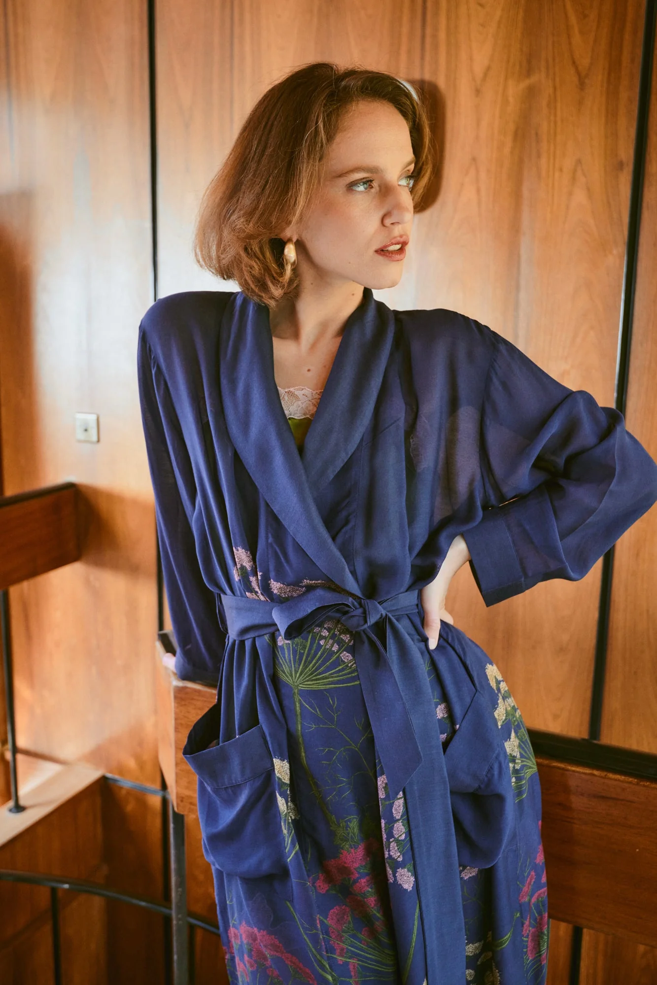 Parsley Seed Navy Gown - Image 4