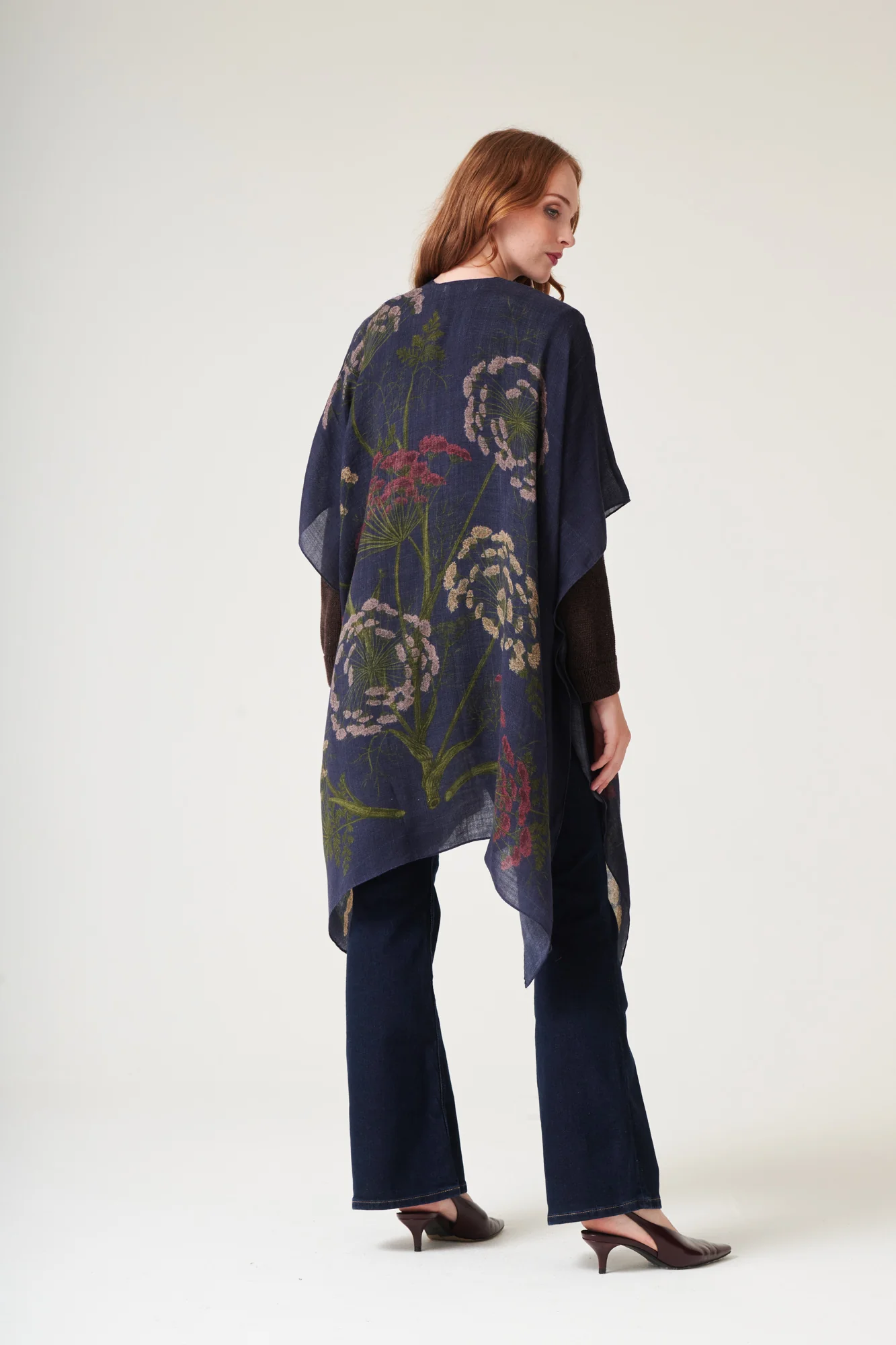 Parsley Seed Navy Wool Throwover - Image 7