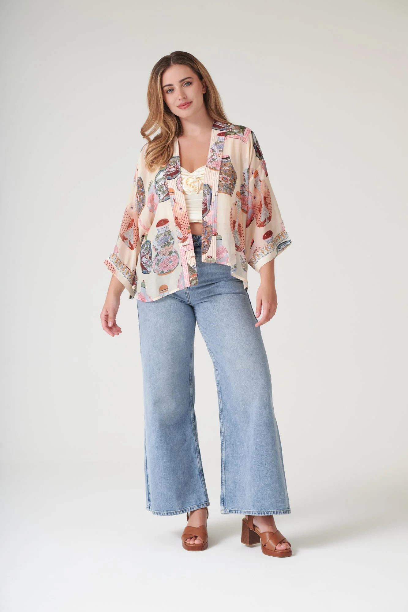 Perfume Bottles Blush Kimono - Image 3