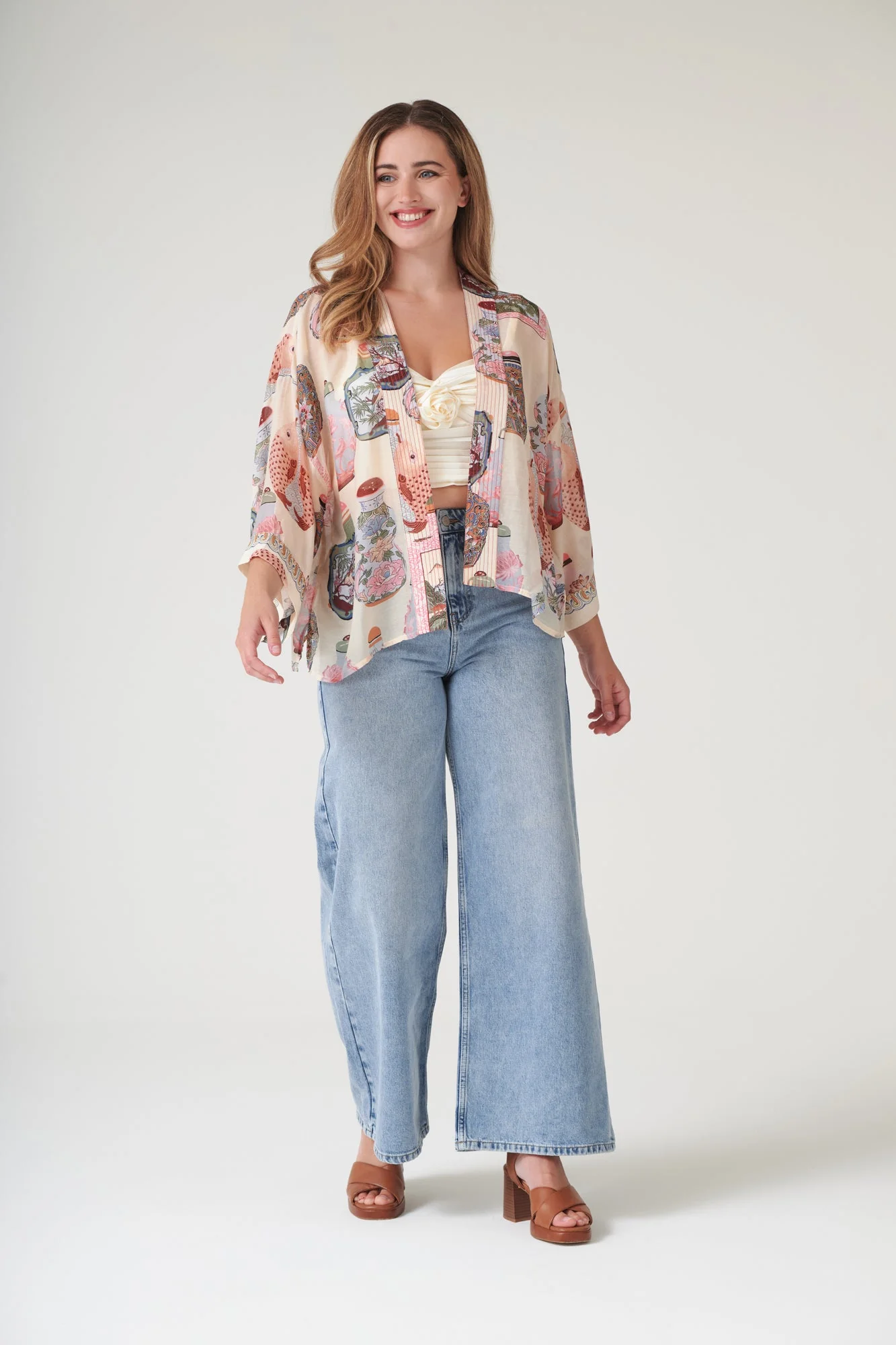 Perfume Bottles Blush Kimono - Image 5