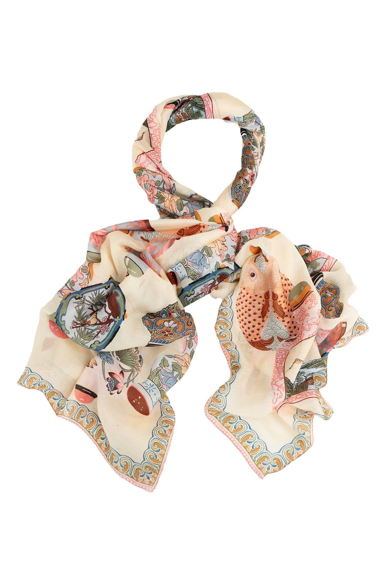 Perfume Bottles Blush Scarf