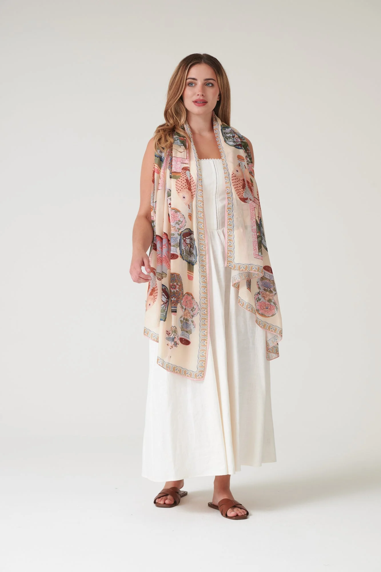 Perfume Bottles Blush Scarf - Image 2