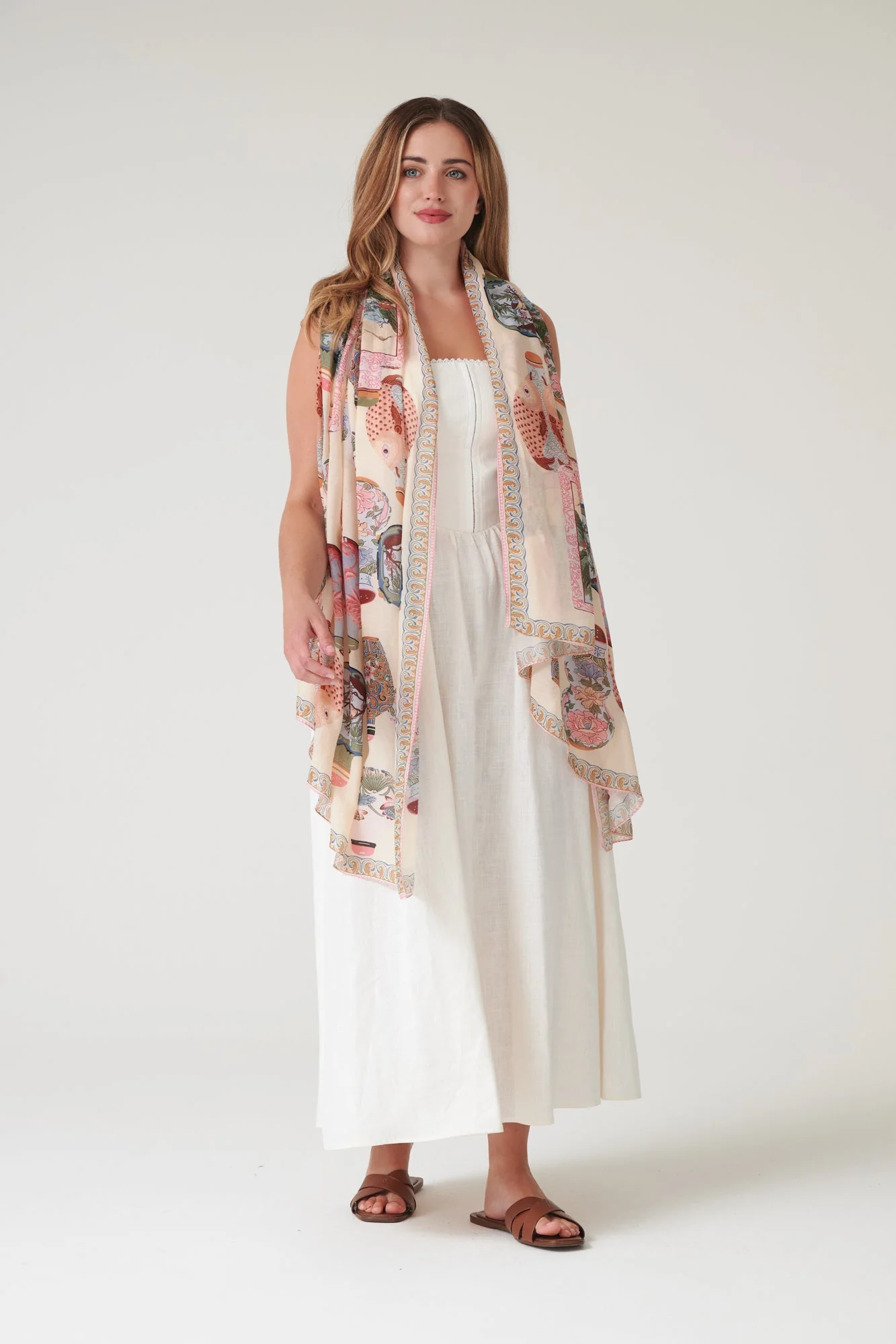 Perfume Bottles Blush Scarf - Image 3