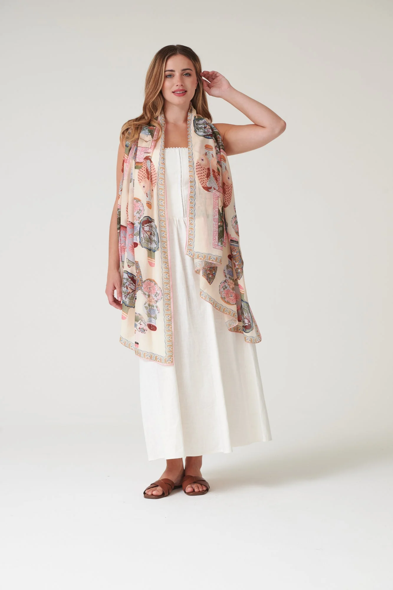 Perfume Bottles Blush Scarf - Image 4