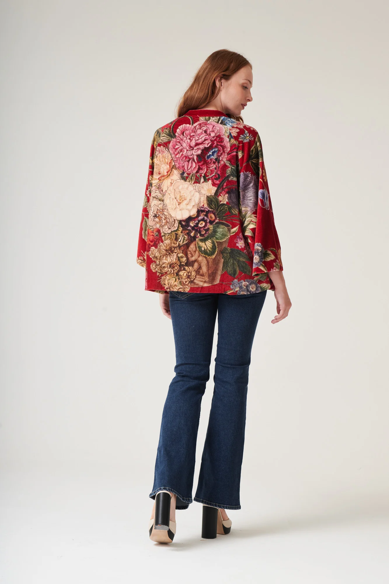 Primula Berry Velvet Jacket - Image 6