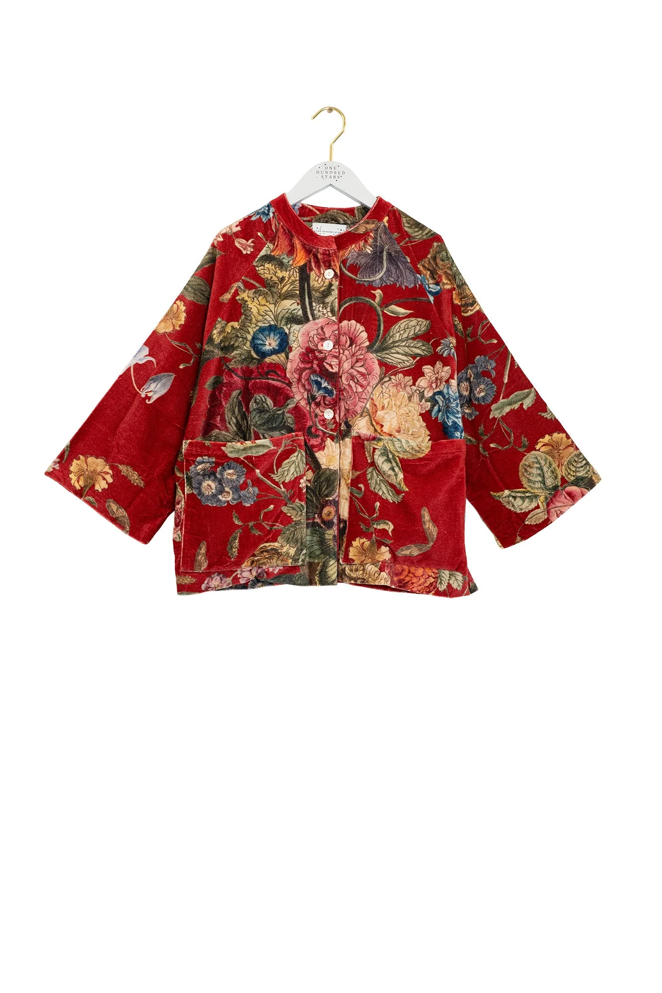 Primula Berry Velvet Jacket - Image 8