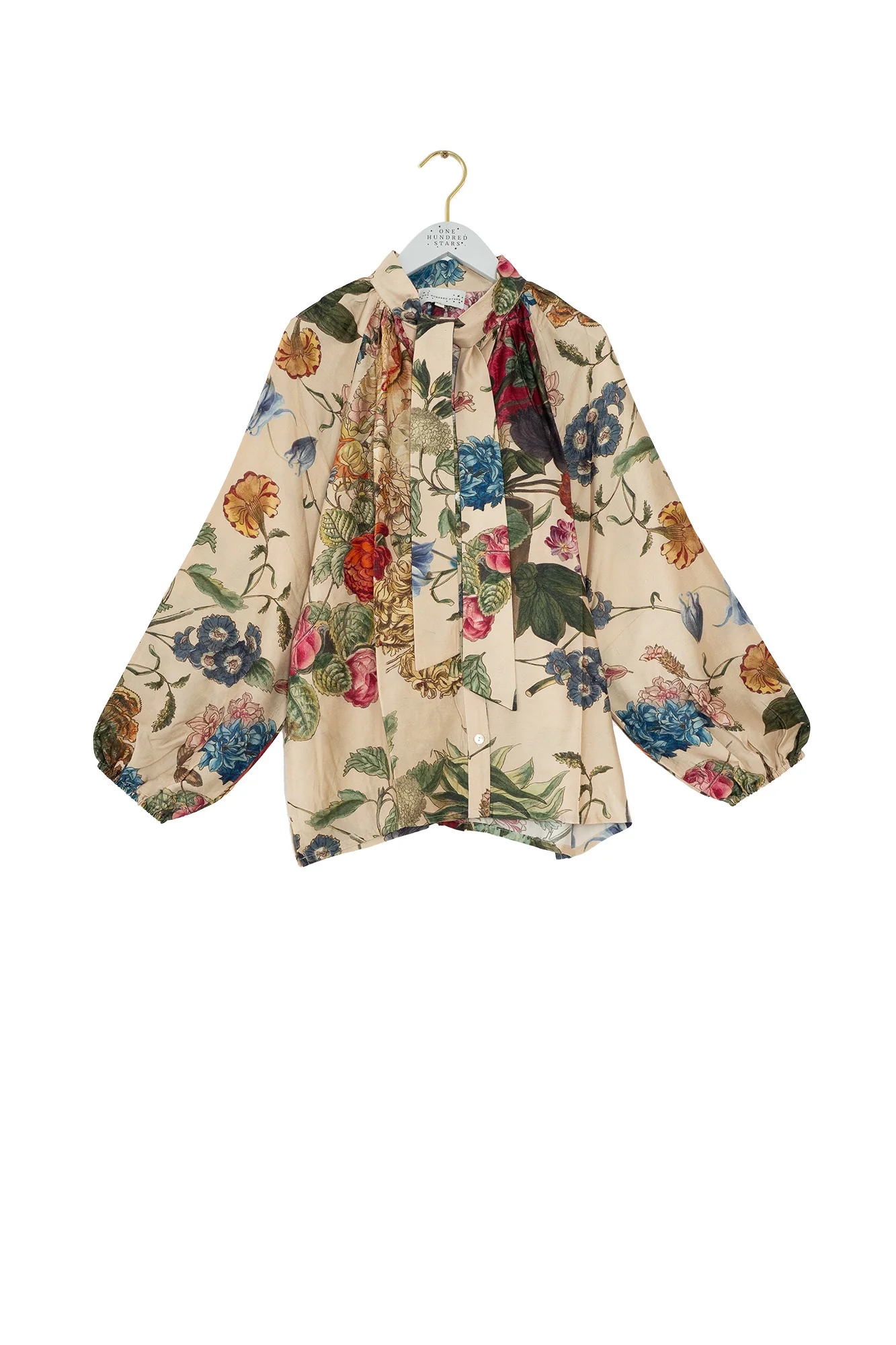 Primula Stone PussyBow Blouse - Image 2