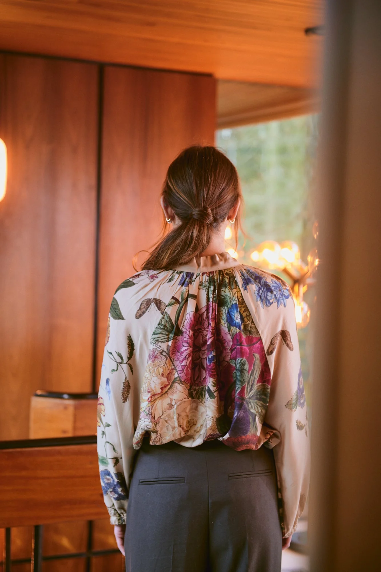 Primula Stone PussyBow Blouse - Image 4