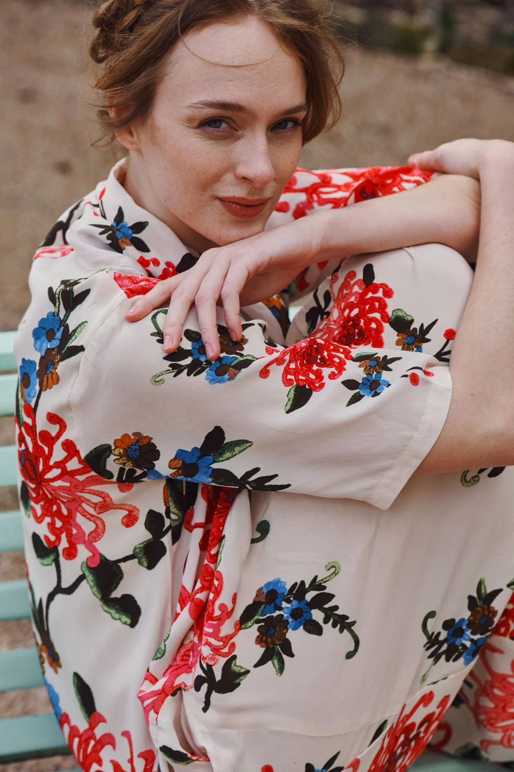 Chrysanthemum Ecru Rachel Dress - Image 2