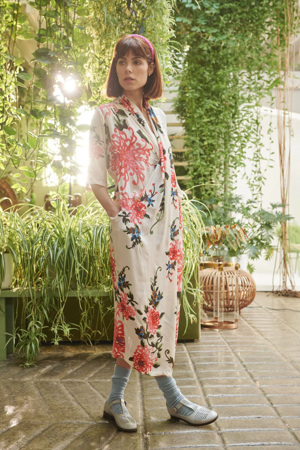 Chrysanthemum Ecru Rachel Dress - Image 7