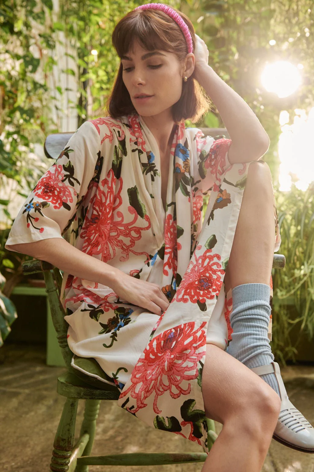 Chrysanthemum Ecru Rachel Dress - Image 8