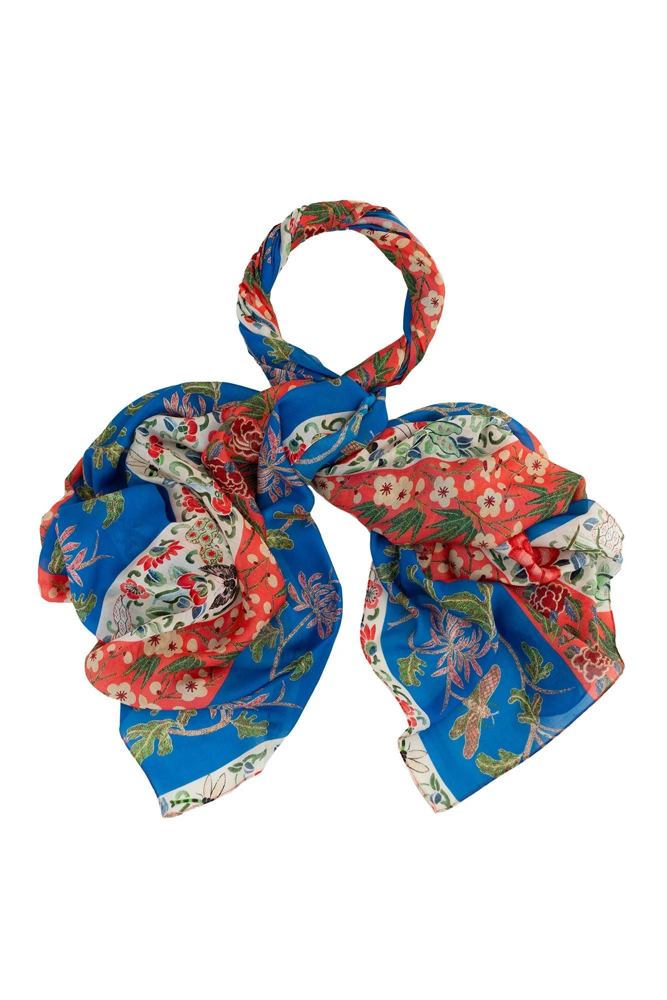 Ribbons Cobalt Scarf - Image 2