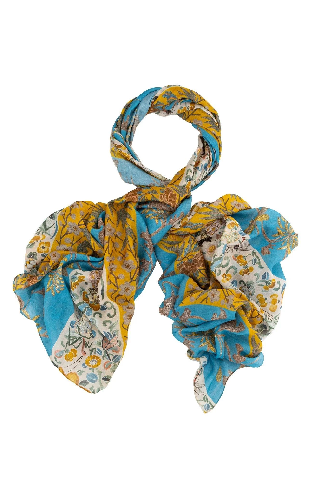 Ribbons Gold Scarf - Image 2
