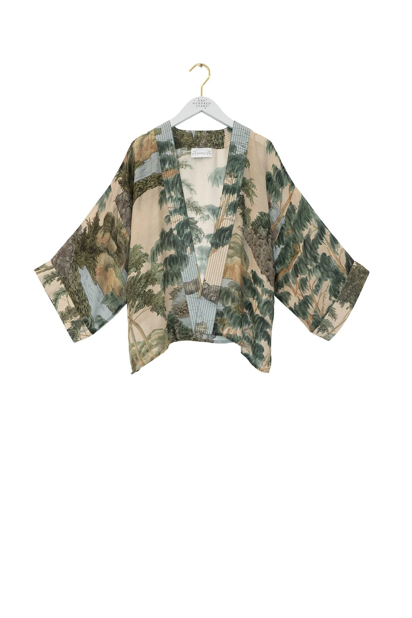Rivers and Trees Natural Kimono - Image 6