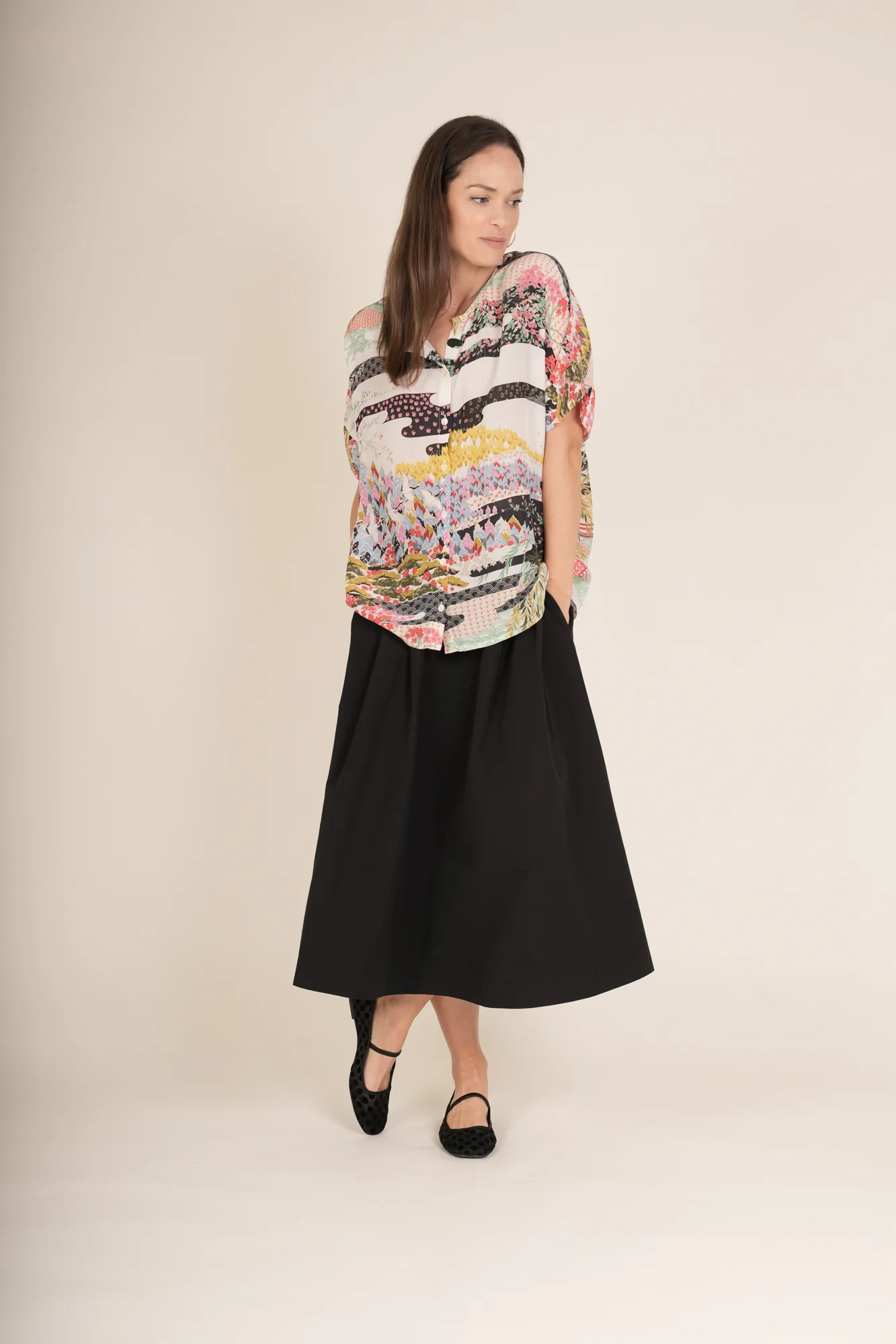 Spring White Tea Blouse - Image 2