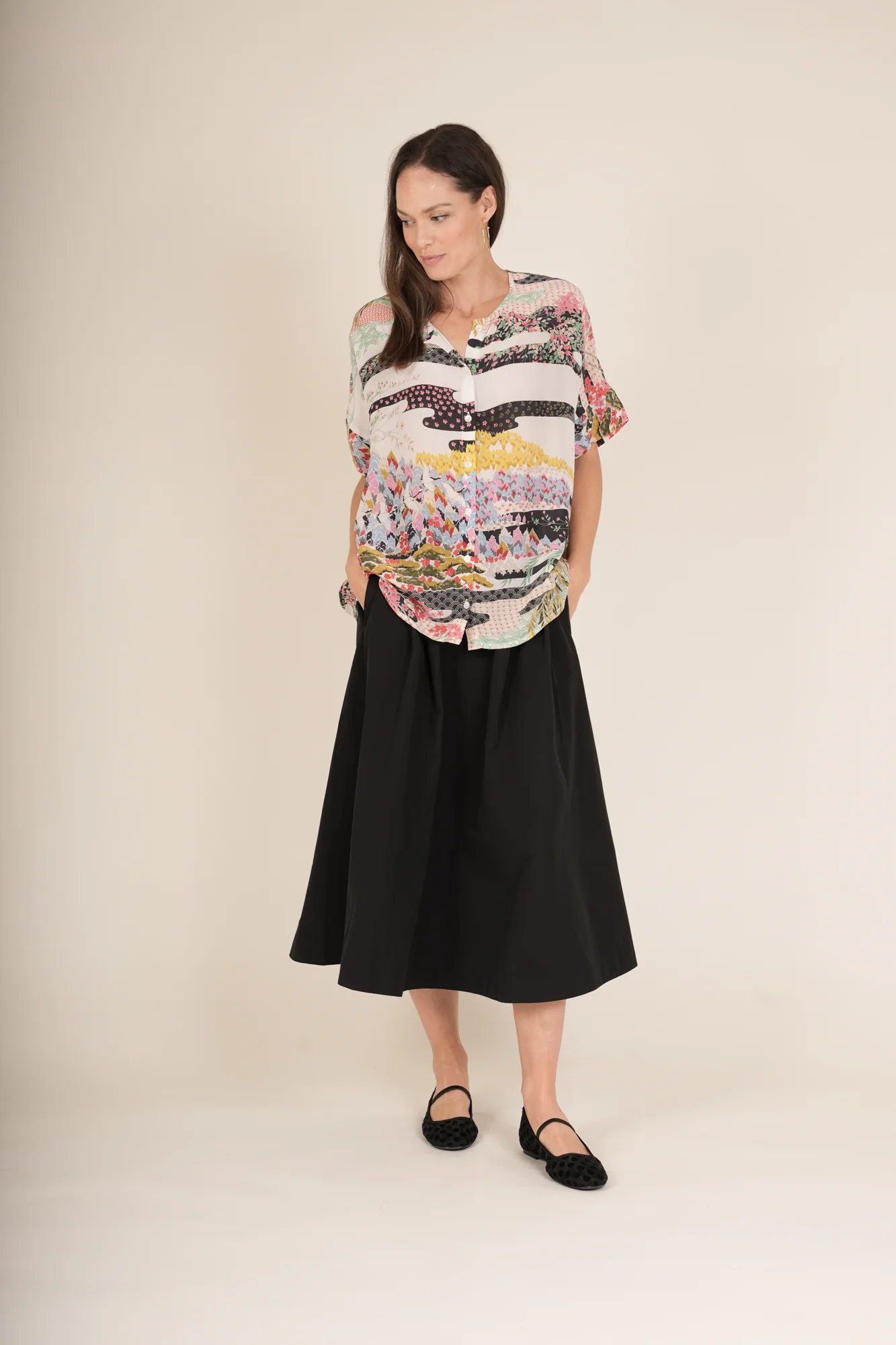 Spring White Tea Blouse - Image 3