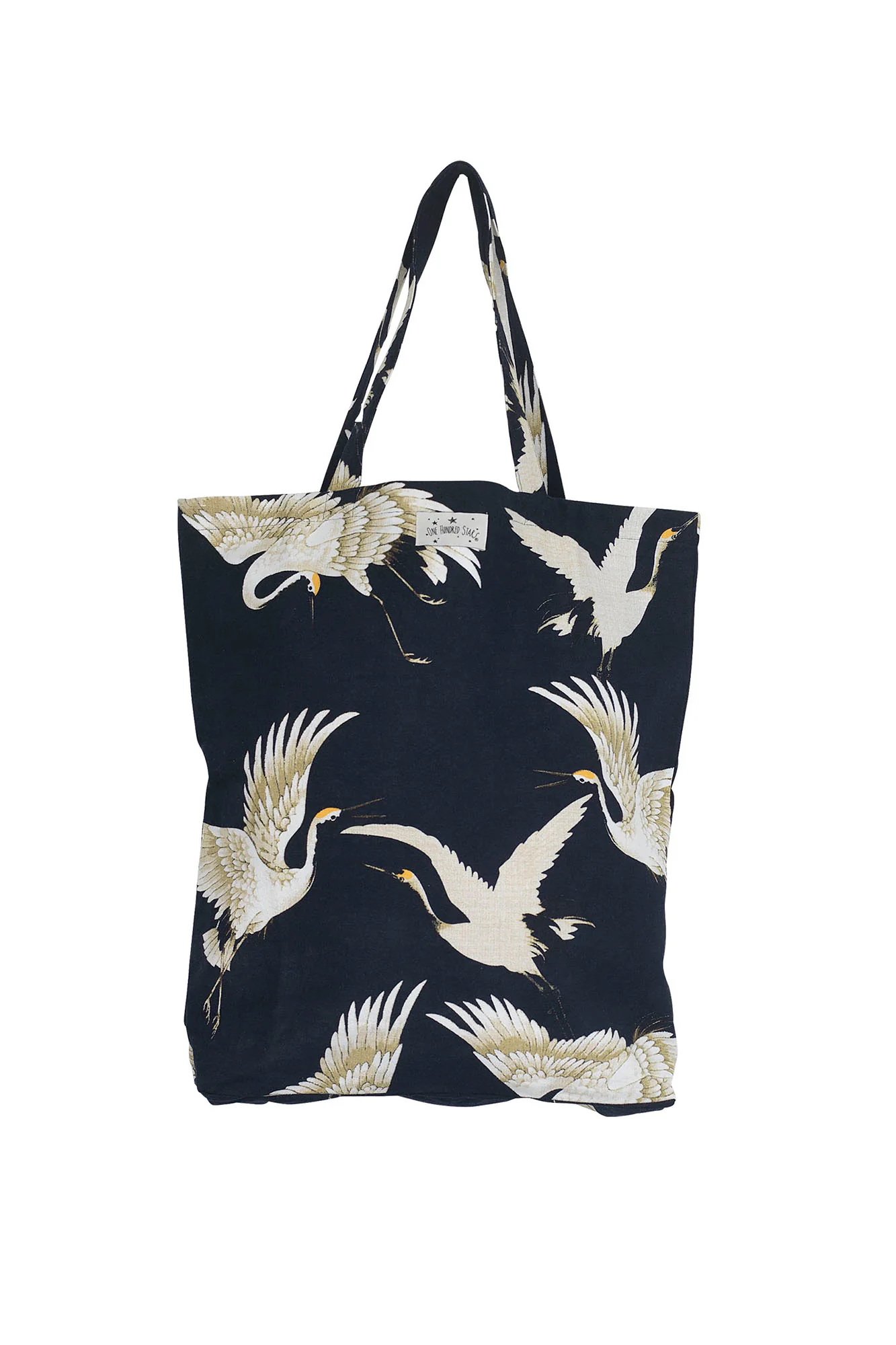 Stork Black Canvas Bag - Image 2