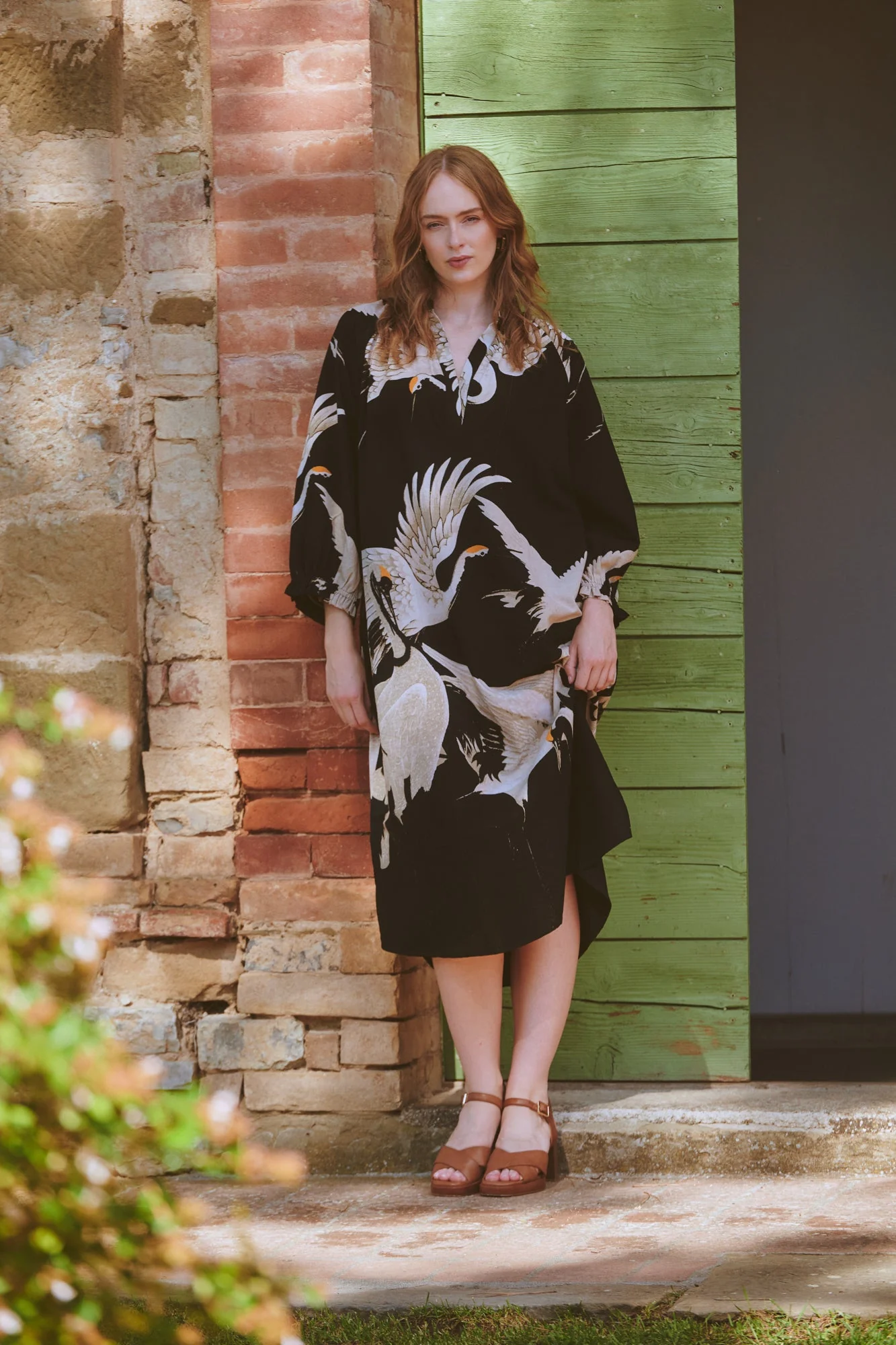 Stork Black Raglan Dress - Image 2