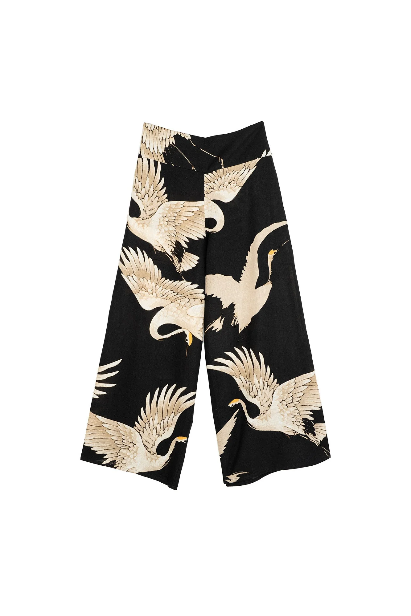 Stork Black Palazzo Pants - Image 2
