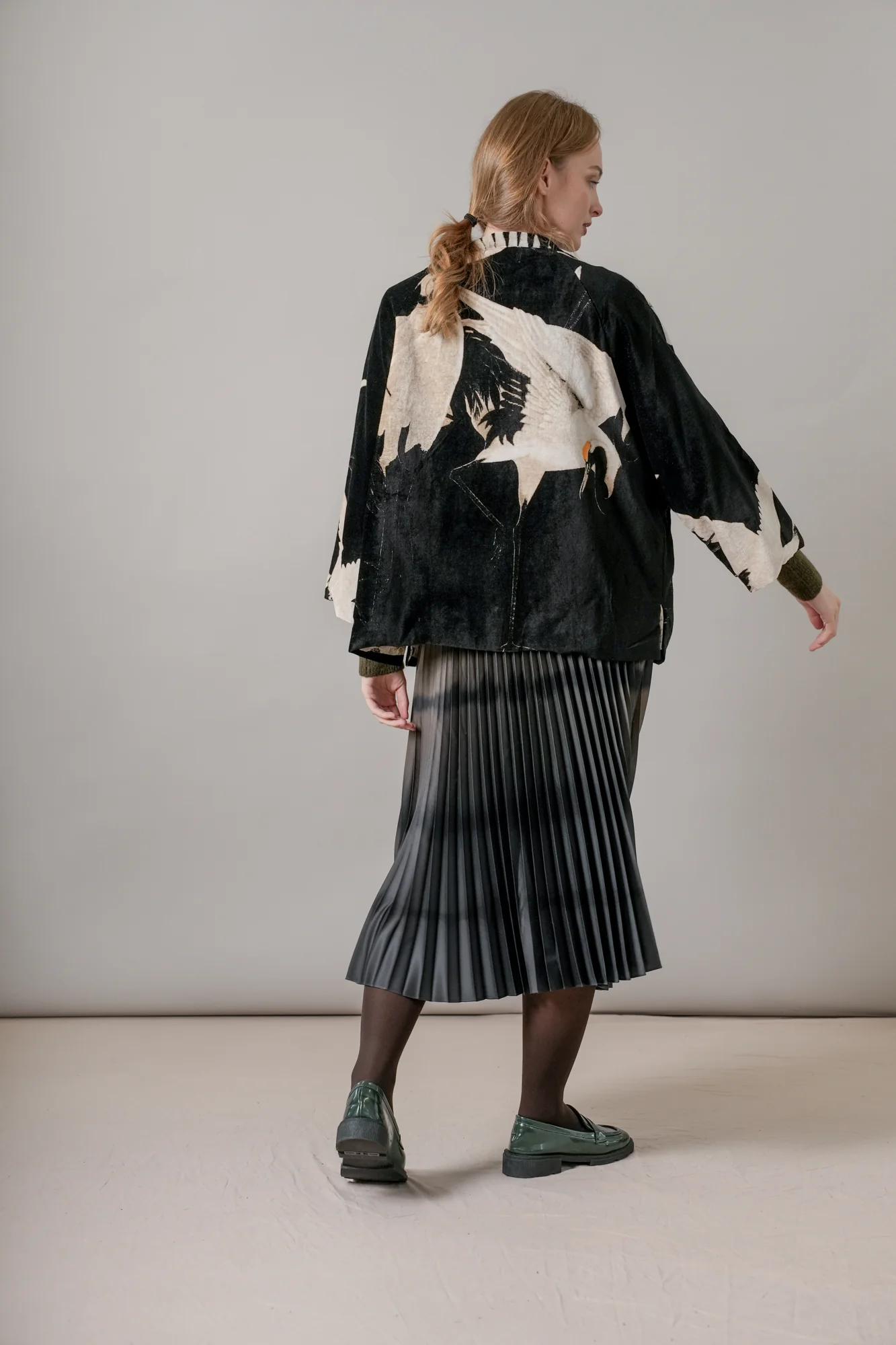 Stork Black Velvet Jacket - Image 2