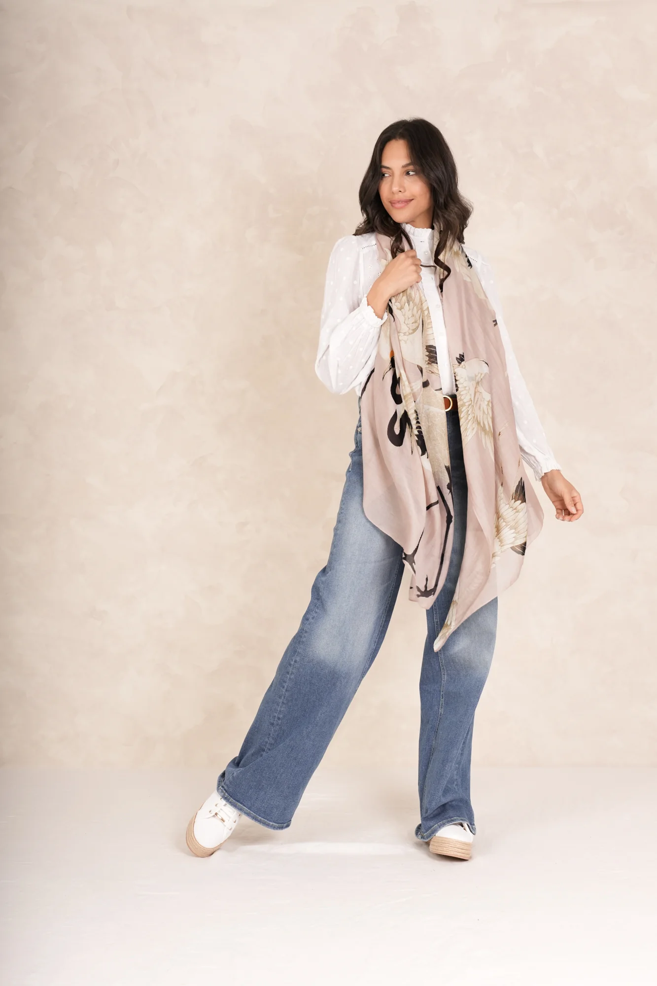 Stork Plaster Pink Scarf - Image 2