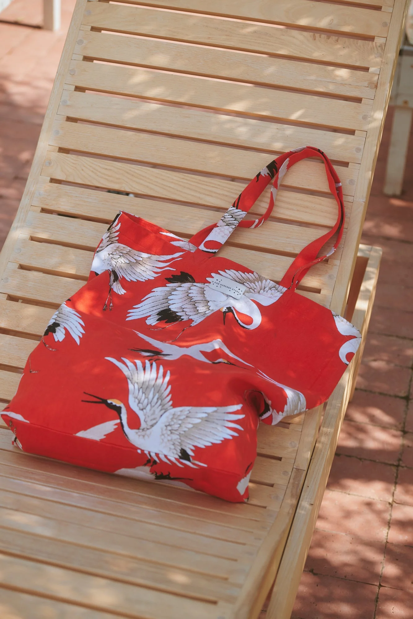Stork Scarlet Canvas Bag - Image 3
