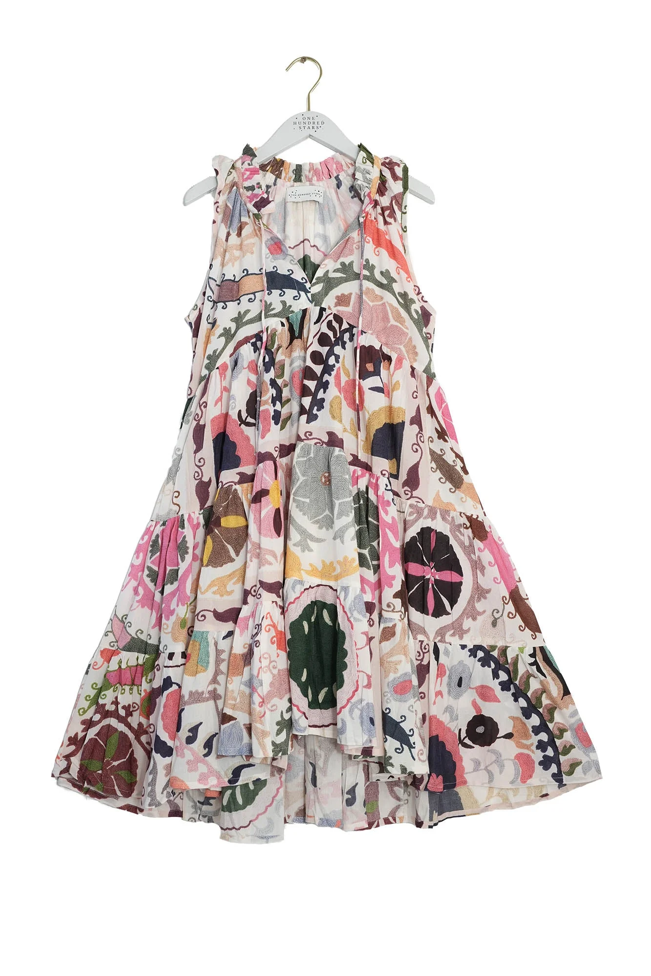 Susani Pink Frill Dress - Image 3