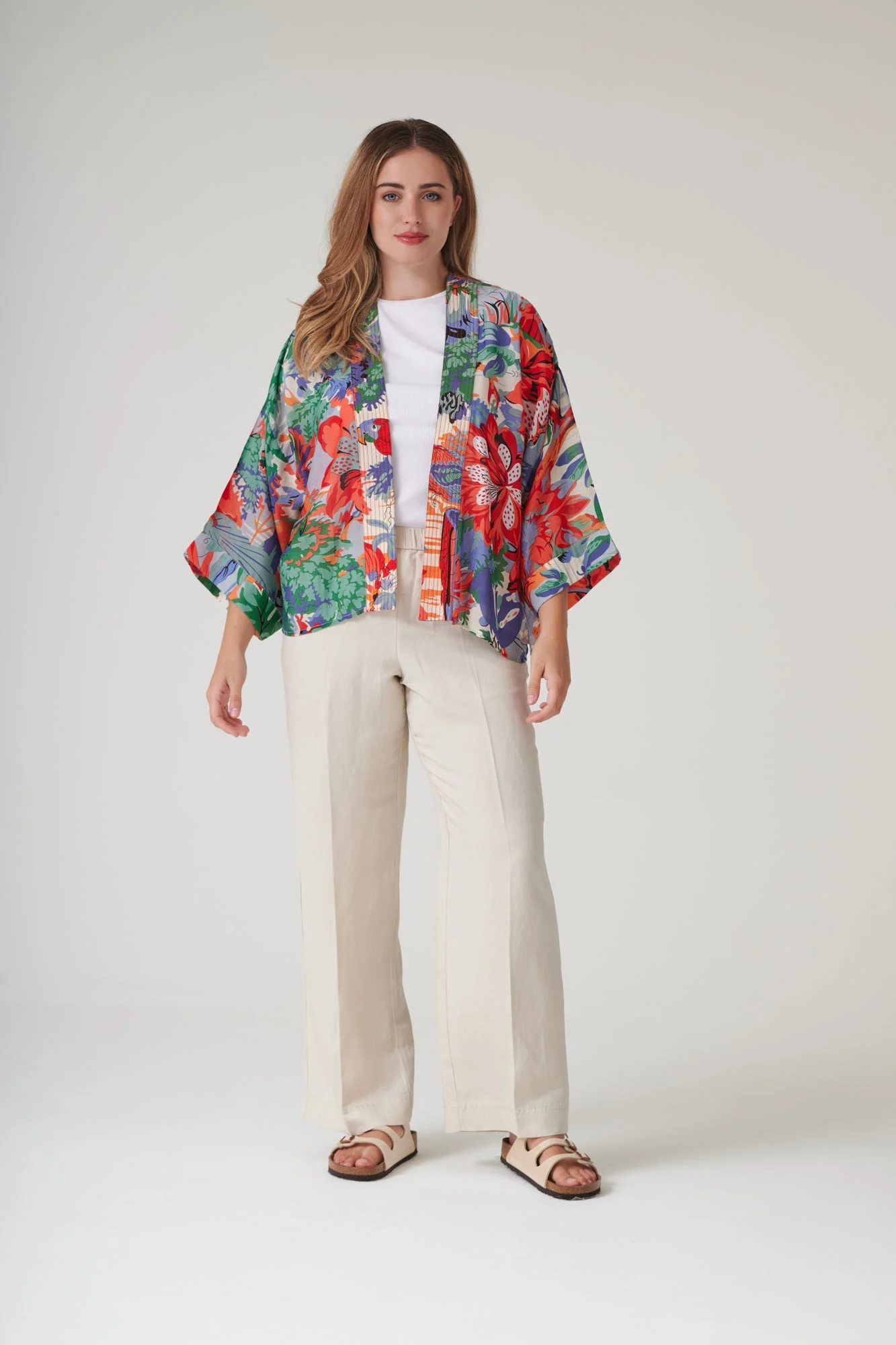 Tropicana Blue Kimono - Image 5
