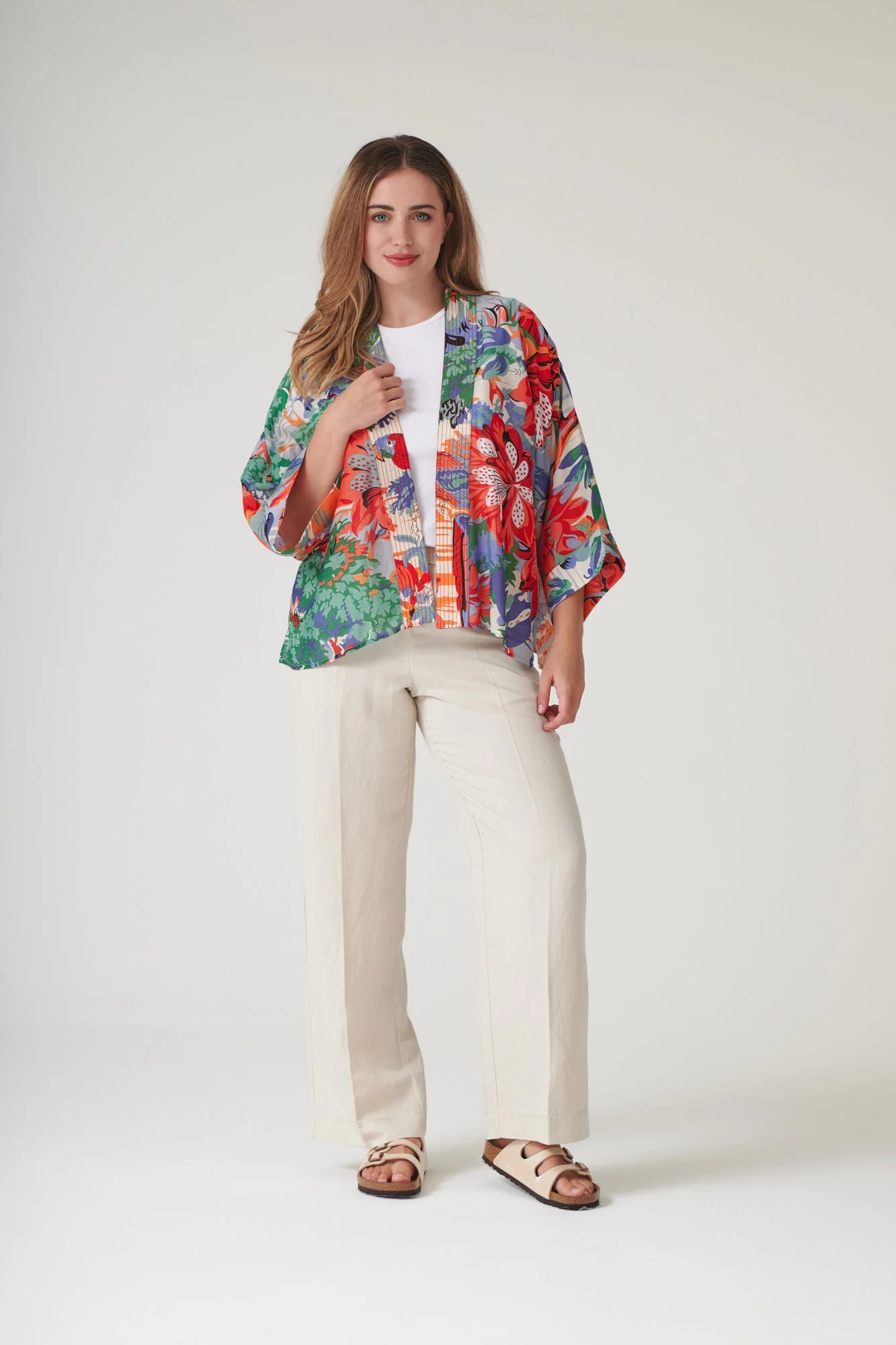 Tropicana Blue Kimono - Image 6