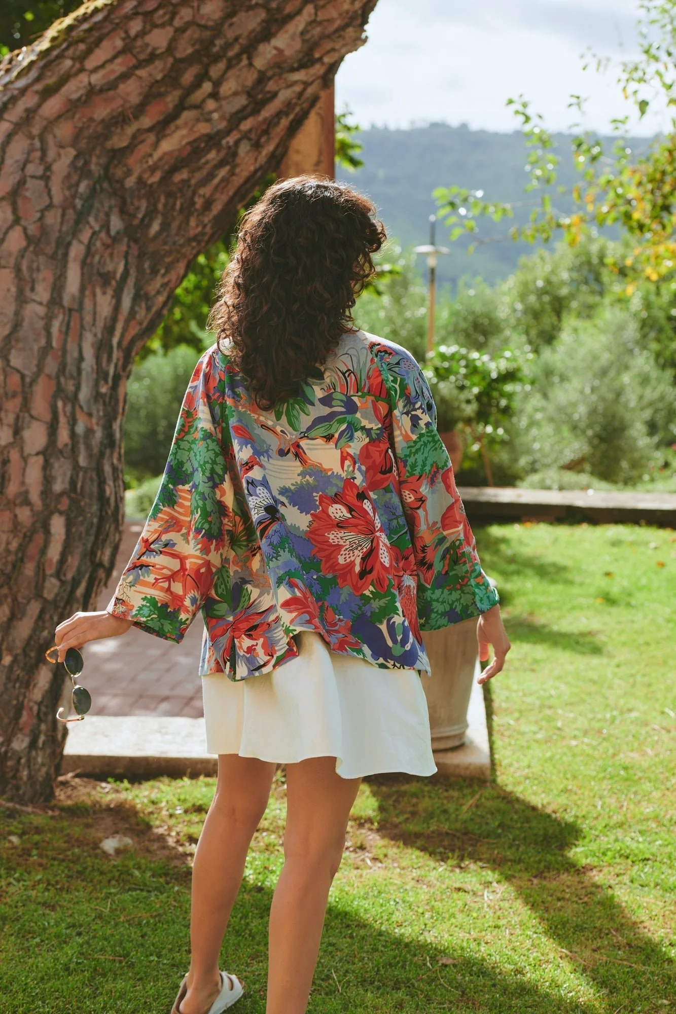 Tropicana Blue Summer Jacket - Image 4