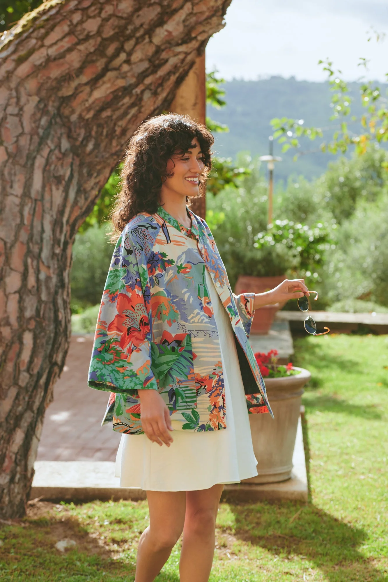 Tropicana Blue Summer Jacket - Image 7