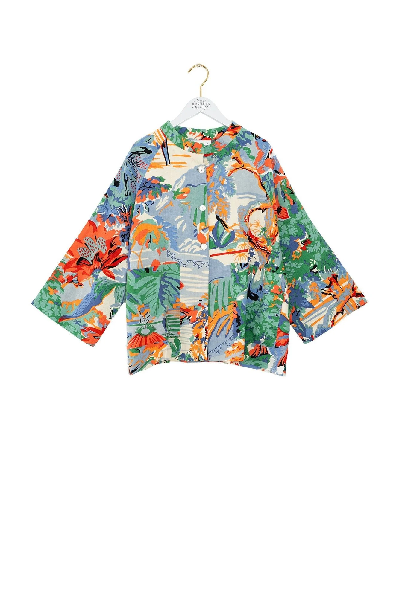 Tropicana Blue Summer Jacket - Image 8