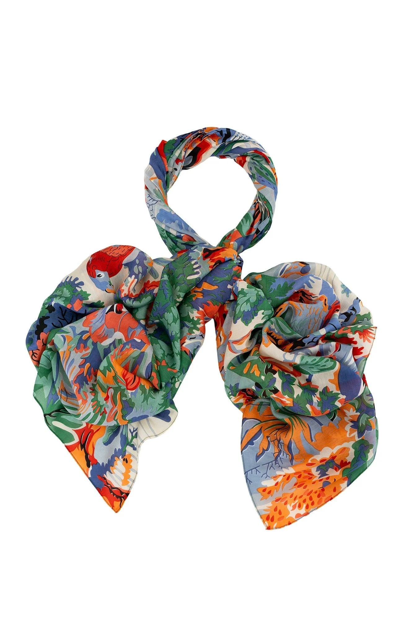 Tropicana Blue Scarf - Image 2