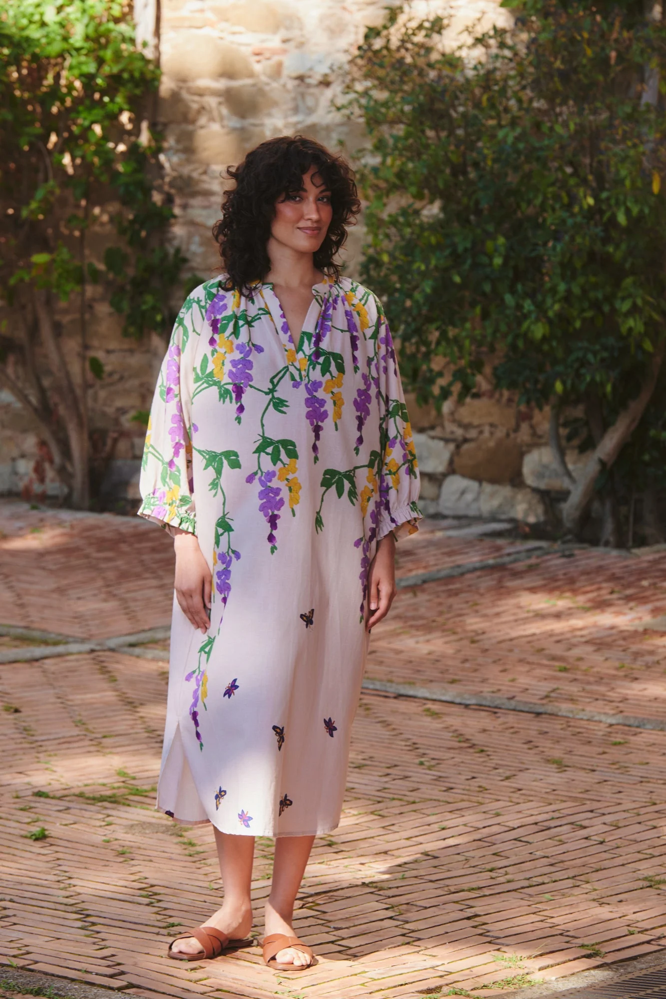 Wisteria Lilac Raglan Dress - Image 3